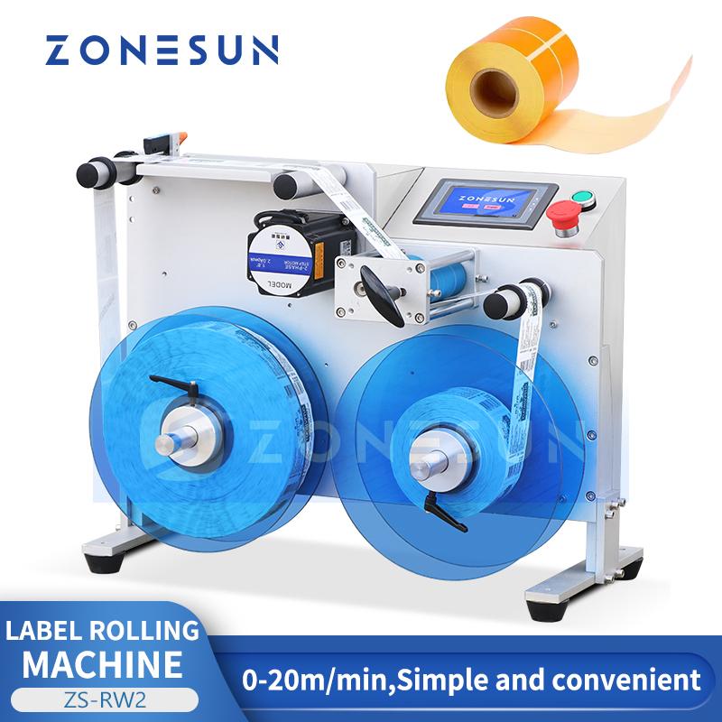 ZONESUN ZS-RW2 Automatic Rolling Label Rewinding Machine