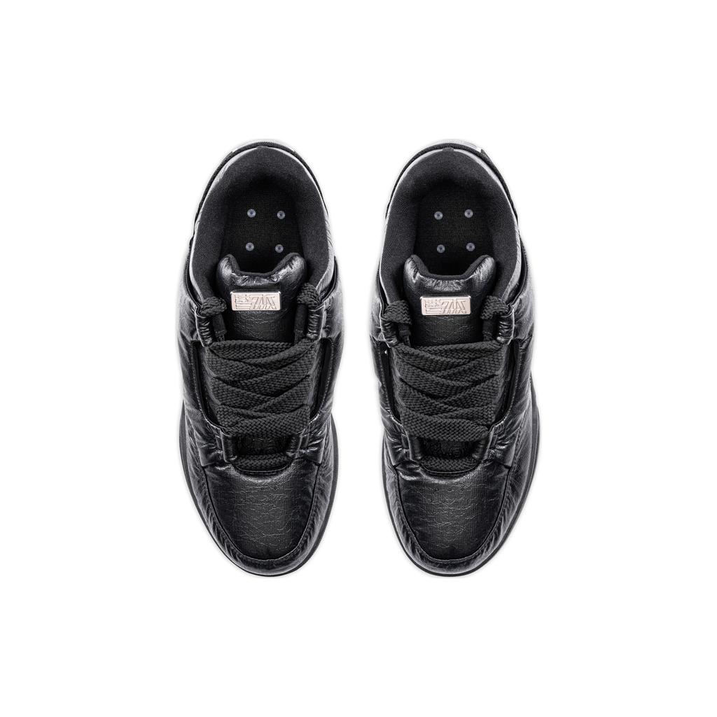 Anta Aojie Paper Making Technology Versatile Comfortable Shock Absorbing Wear Resistant Low Top Skate Shoes Men Skate Shoes Black 112418040X-1