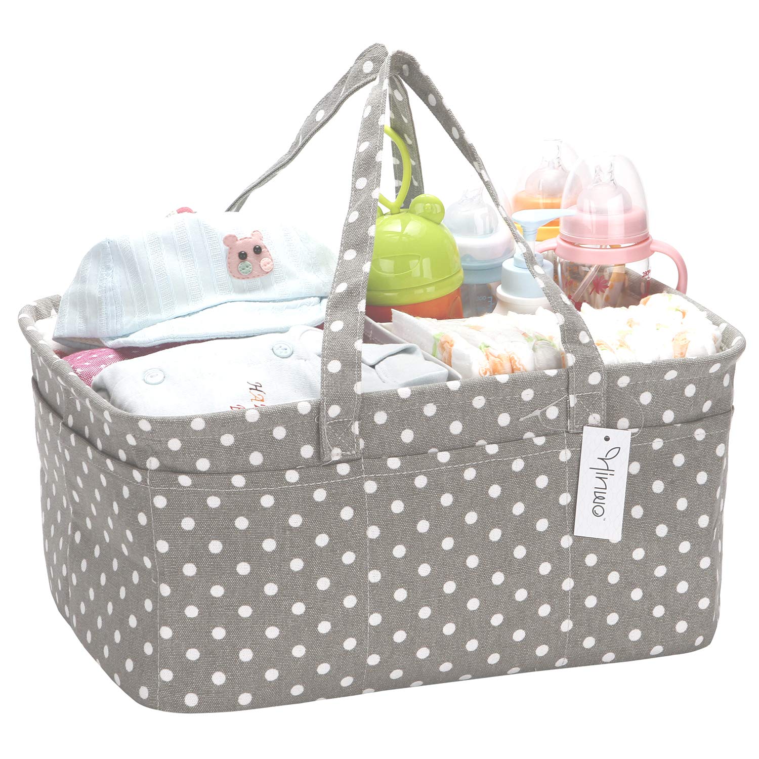 

Hinwo Diaper Storage Diaper Baby Supplies Storage Preparing for Baby Gift Bag, Pouch, Case, Basket, Bag, Box, Foldable, Baby, Baby s Arrival, (Gray