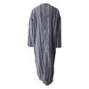 Women's 3/4 Sleeve Striped Maxi Dress Casual Loose Fit Sundress with Front Pocket Summer Beach Vacation Outfits