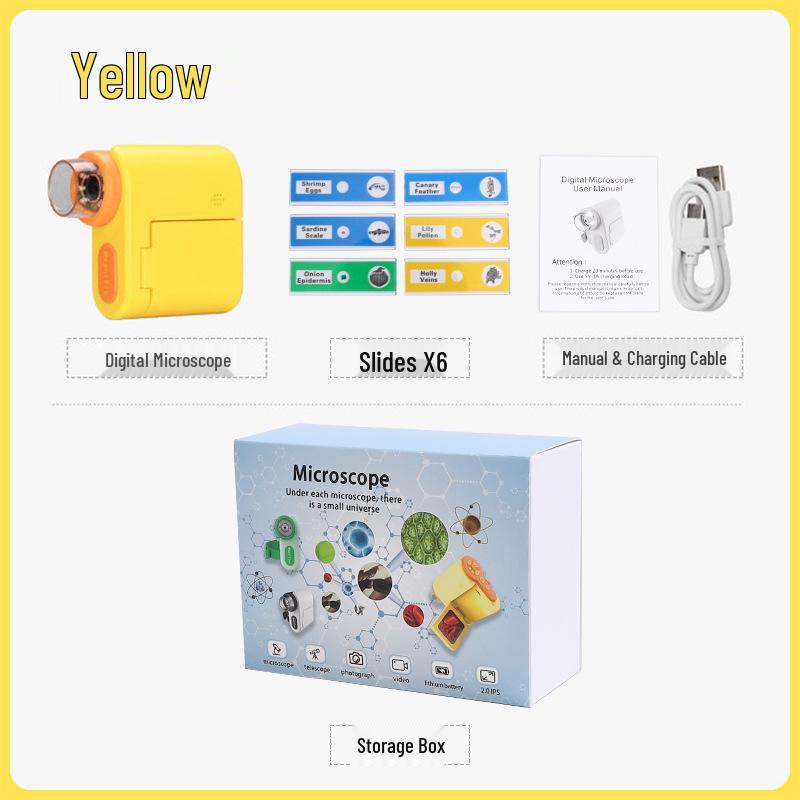 Portable 1000x Microscope Camera for Kids' Science and Middle School Projects.