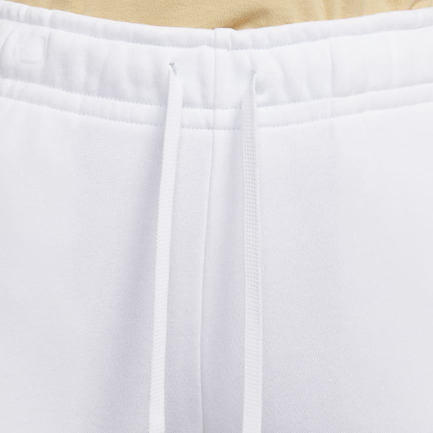 Nike Sportswear Club Fleece Solid Color Drawstring Wide Leg Sweatpants Women Bottoms White FB2728-100