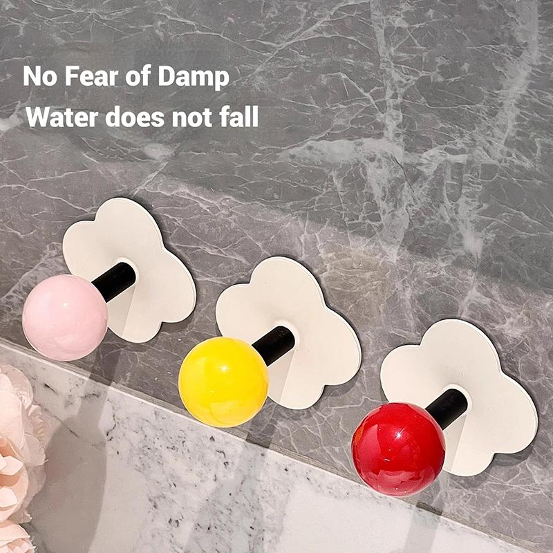 Cute Storage Hook Kawaii Hairpin Storage Rack Multi-Purpose Hat Hanger Household Multi-functional Hooks Bathroom Hook