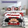 3pcs Custom Name Mafalda Set,Includes 1 Duvet Cover and 2 Pillowcases,All-season Bedroom Decor