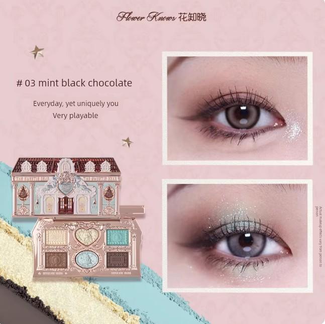 Flower Knows Swan Eyeshadow White Black Swan Pink Swan Butterfly Cupid Bonnie Garden Shell Bear Midsummer Night