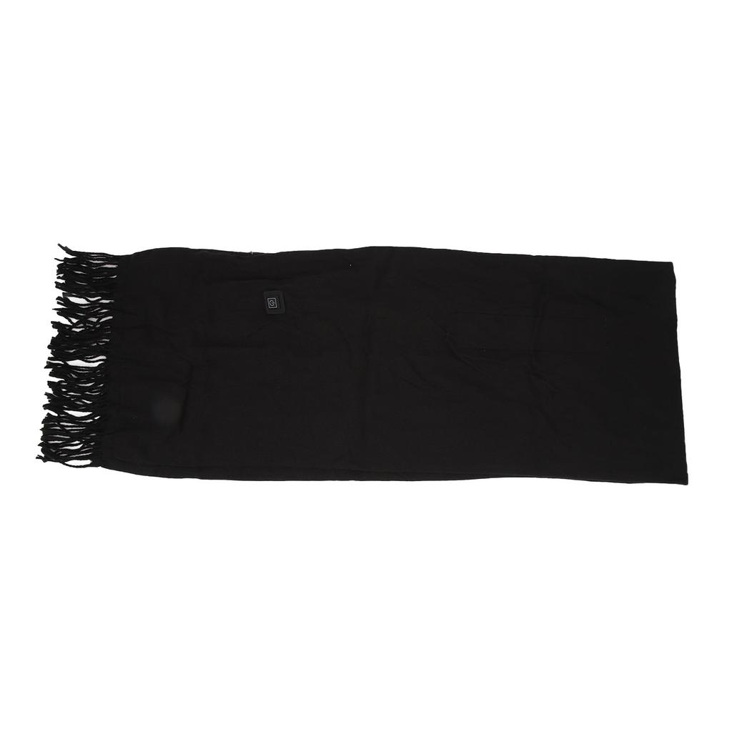 Heated Scarf for Men Women 3 Temperature Settings Lightweight Soft USB Rechargeable Heated Scarf Black