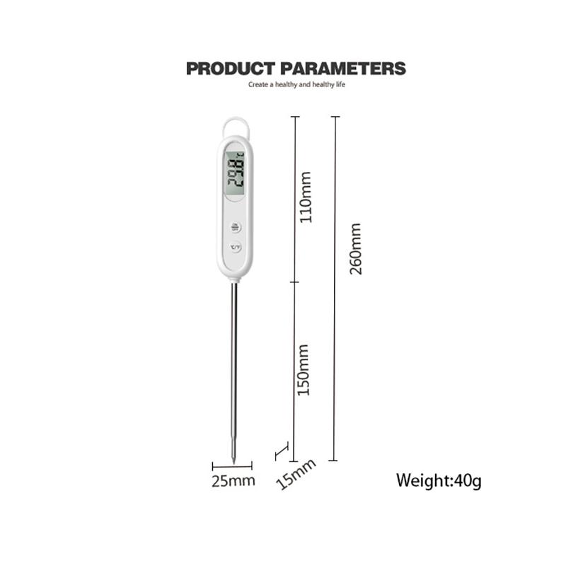 New Meat Thermometer Kitchen Digital Meat Cake Fry Grill Dinning Household Probe Electronic BBQ Cooking Tools Temperature Meter