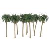20Pcs Garden Model Trees Miniature Decoration Supplies Coconut Palm