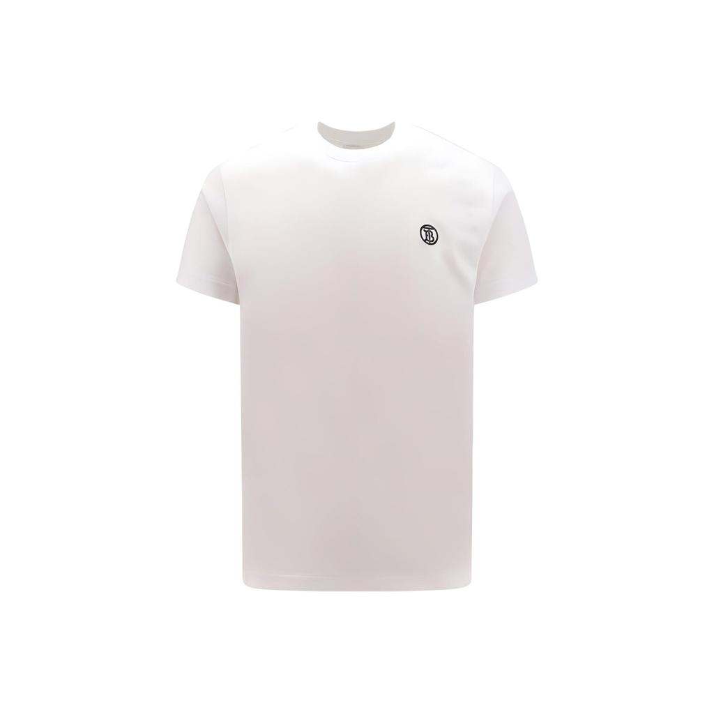 Burberry Logo Embroidered Crewneck T Shirt 80840151