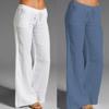 Women Loose High Waist Cotton Linen Harem Pants Solid Women Summer Autumn Fashion Casual Pants Female Gympants