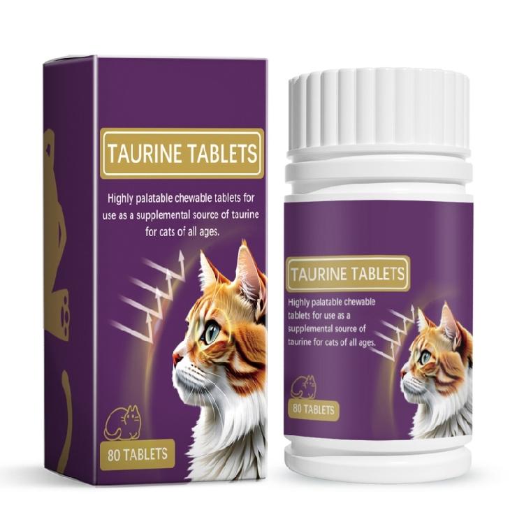 Таблетки для здоровья пожилых кошек, обогащенные таурином, незаменимыми витаминами и минералами 1