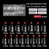 120pcs/150pcs Ultra-Thin Sandwich Nail Forms Square False Nails  for Profional Use In Nail Salons