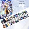 Набір ножного броні Genshin Impact з 30 предметів: Нахіда, Ху Тао, Камісато Аяка, Райден Сьоґун 2D Аніме Колекція