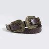 Bohemian-style Women's Belt with Double Buckle Claws In The West, Heavy Industry, Retro Bohemian-style Women's Belt