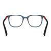 Prada Striped Brand Logo Injection Square Optical Glasses Unisex Couple Style Blue Blue 48 Basic Packaging-glasses Case + Packaging Box
