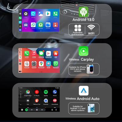 3 In 1 CarPlay Adapter Wired To Wireless Car Play & Android 13.0 Auto Cars Smart AI Box WIFI Bluetooth V5.0 For Netflix Youtube