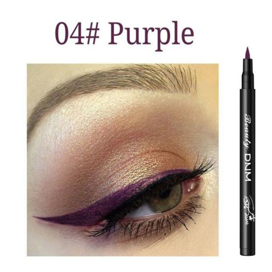 12 Colors Liquid Eyeliner Waterproof Sweat-proof Lasting Non Smudge Eye Makeup