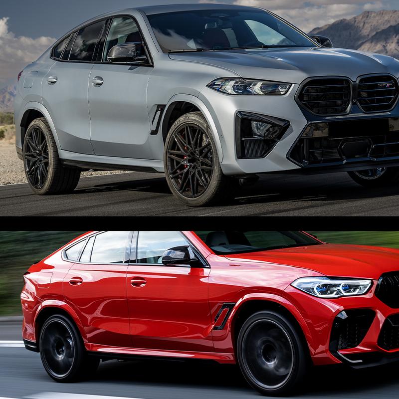 Boční blatníková nálepka na auto Žraločí žábry Průtok vzduchu Křídlo Větrací mřížka Ozdoba Pro BMW X6 G06 2024 Styling auta