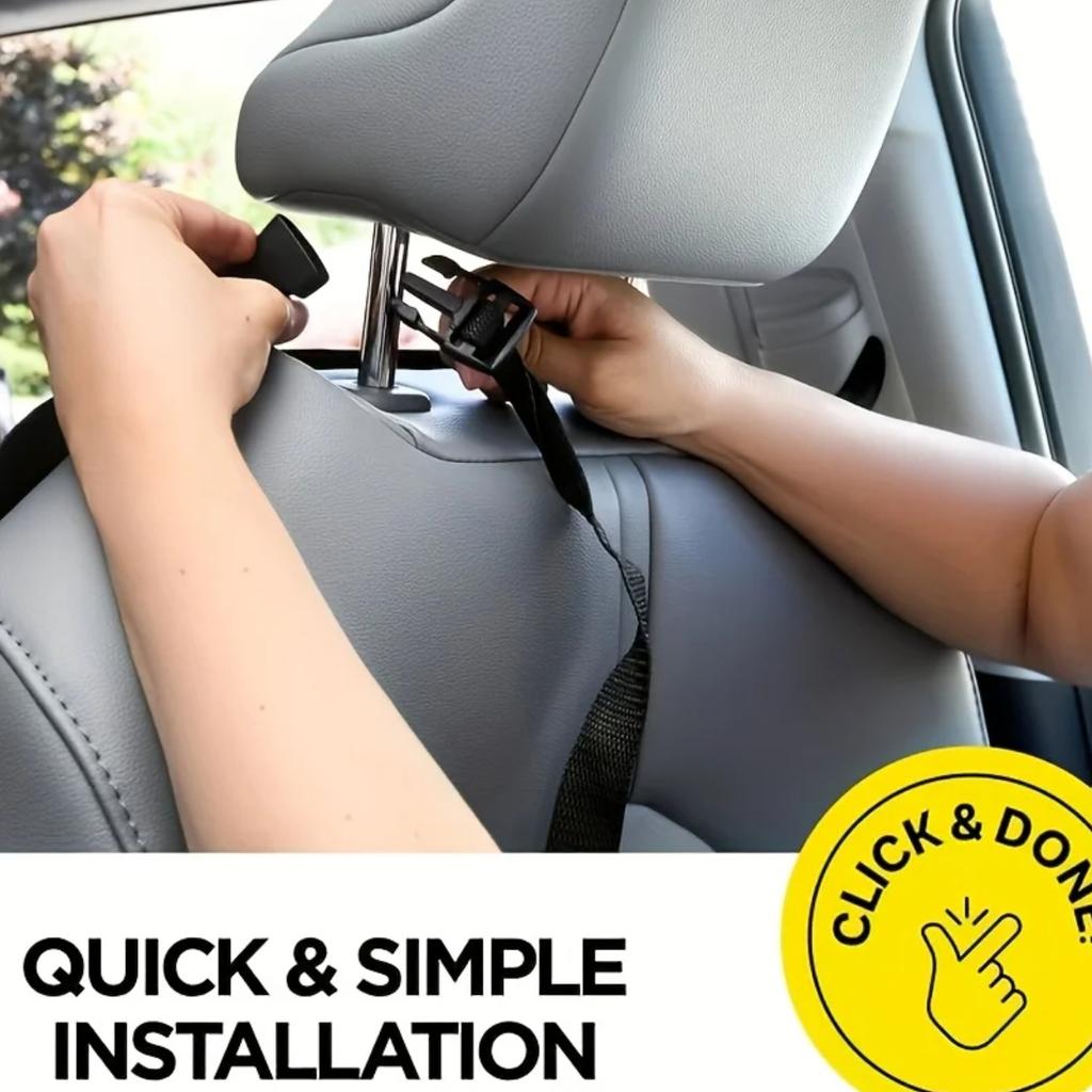 Back Seat Cover for Kids with 3 Pocket Storage Organizer, Waterproof Kick Mats Backseat Protector, Car Seat Back Protectors