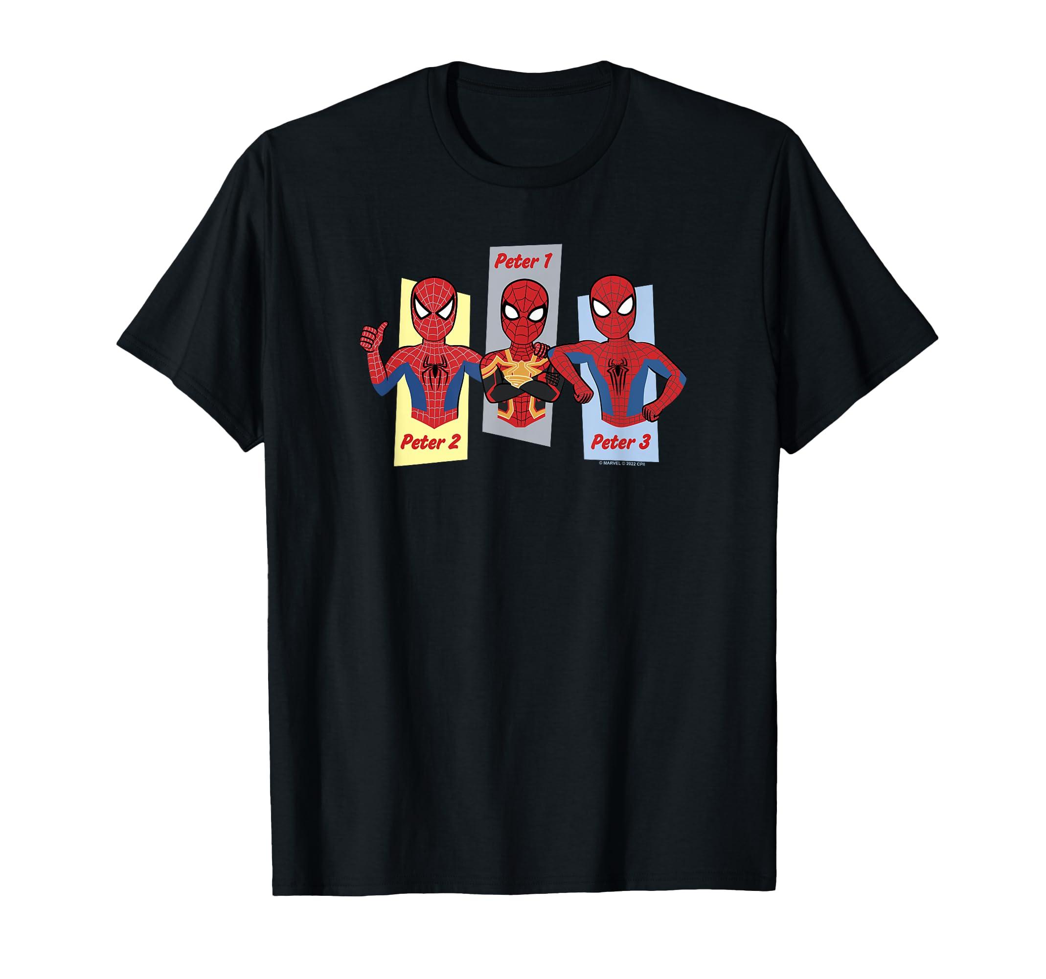 

Marvel Spider-Man No Way Home Peter Panel 3-Piece T-Shirt