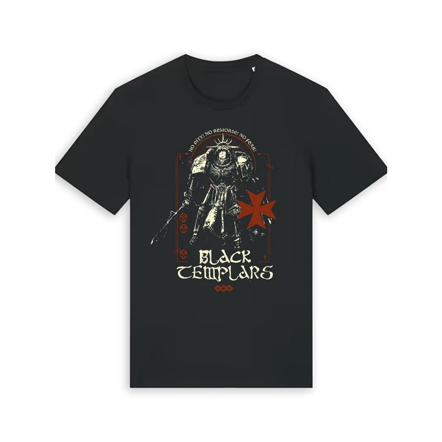 

Black Templar T-shirt Casual Round Neck T-shirt, Perfect for Tabletop Gaming Fans, Perfect for Christmas Eve Gifts XXXXXL чорний