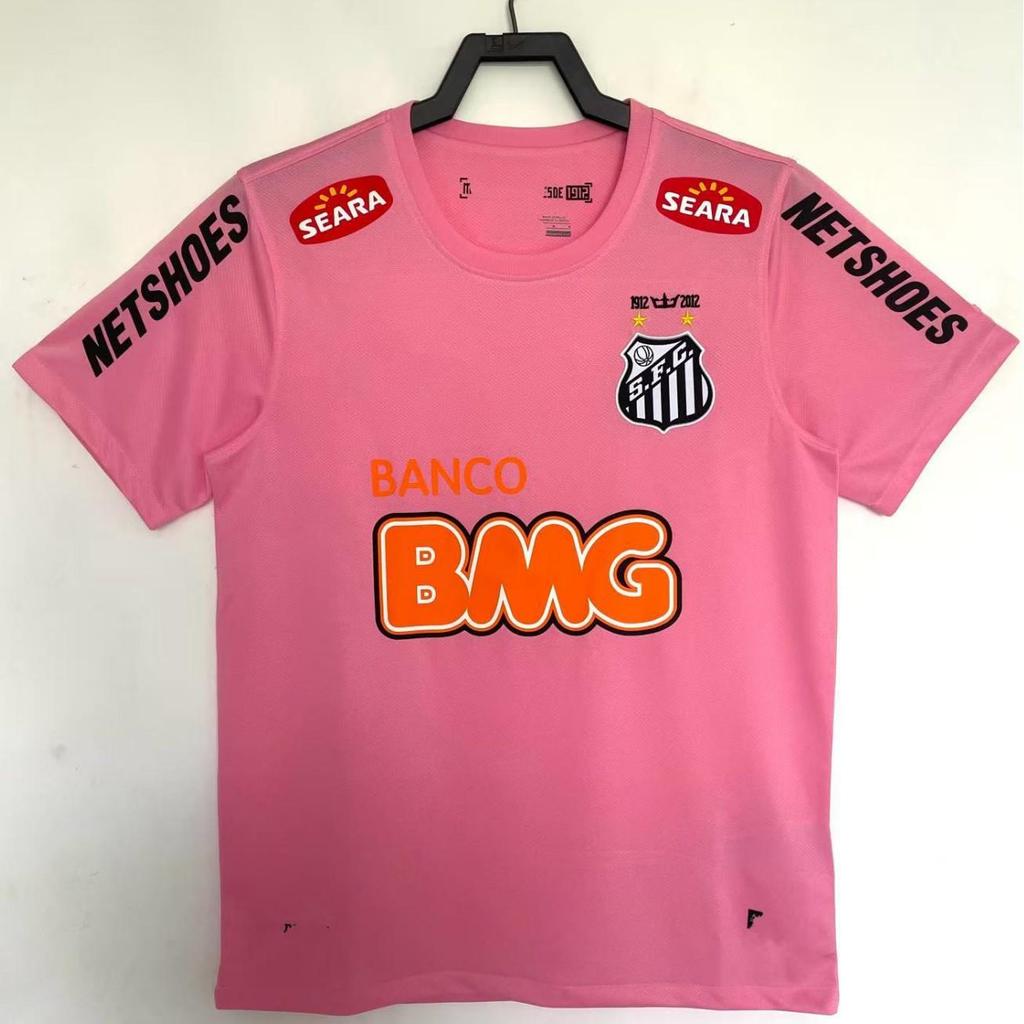 Maglia Retro Neymar Santos FC #11 - Maglia da Calcio Classica Ricamata a Maniche Corte