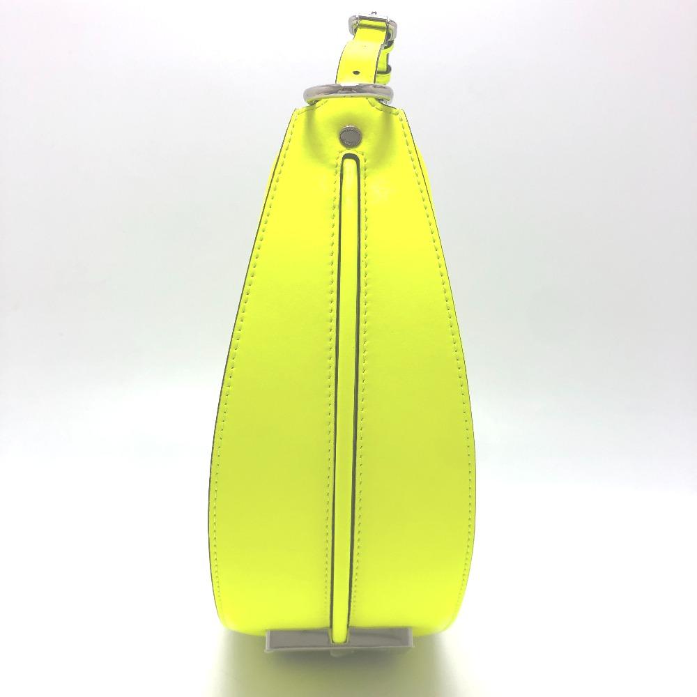 Fendi 8BR798 Graffiti Hobo Bag Shoulder Bag Leather yellow/SilverHardware Unused