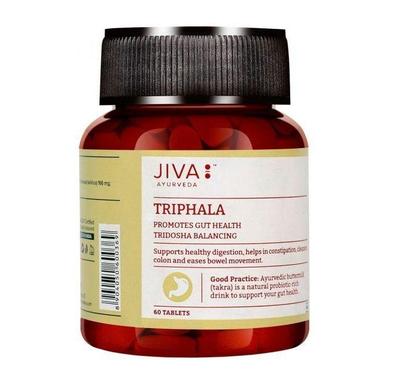 Triphala (60 Tabs, 100 Mg), Triphala Tablets, Jiva