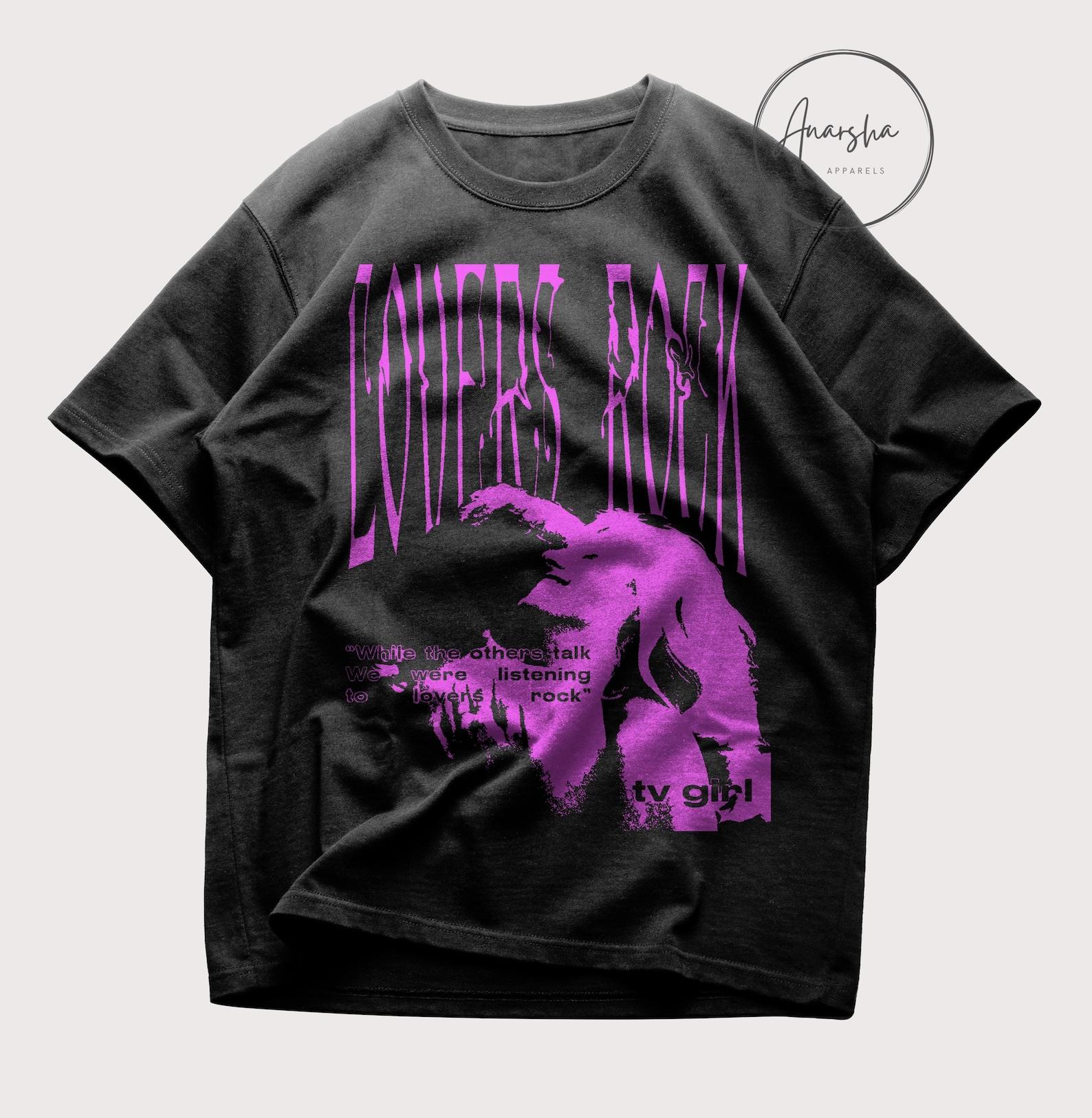 Tv Girl T-shirt - Lover s Rock Graphic Tee - Tv Girl Merchandise, Vintage Band Style Apparel L