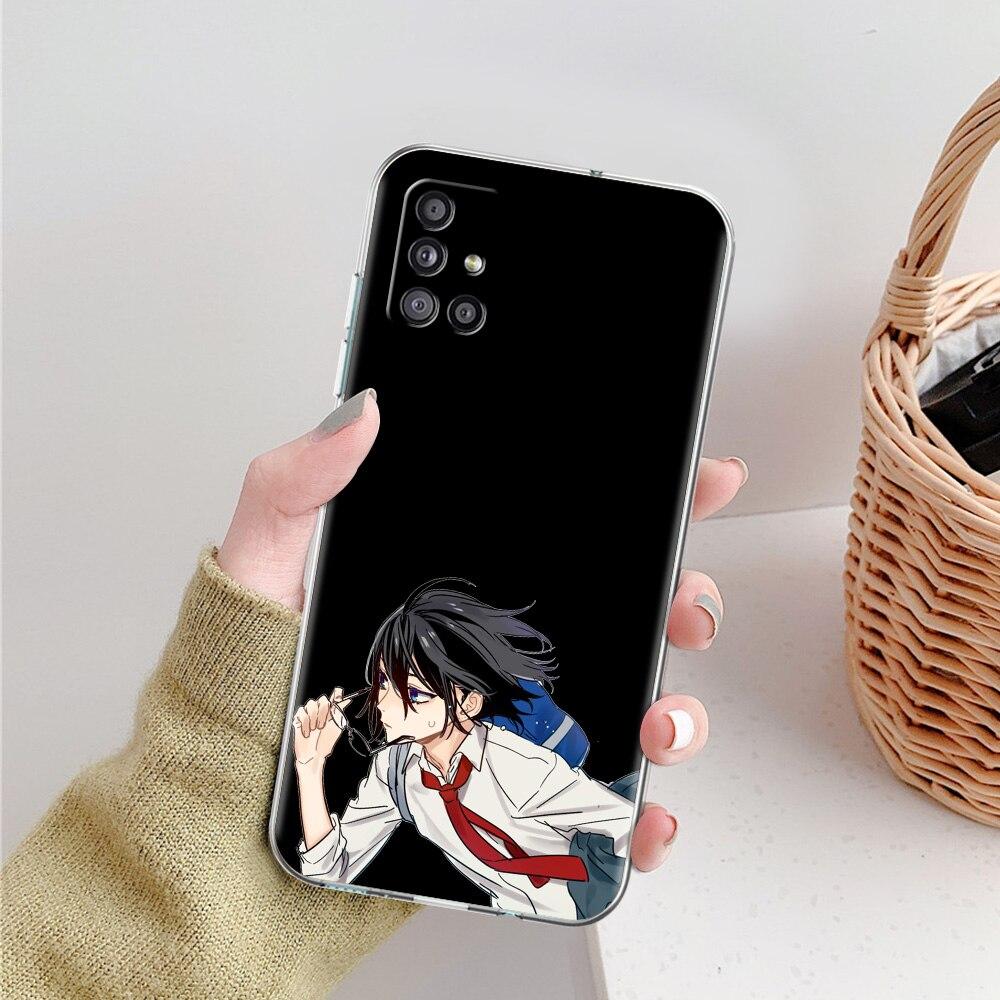 Horimiya Miyamura Izumi Anime Phone Case For Samsung Galaxy A51 A71 A21S A12 A11 A31 A41 A52 A32 5G A72 A01 Silicone Clear Cover