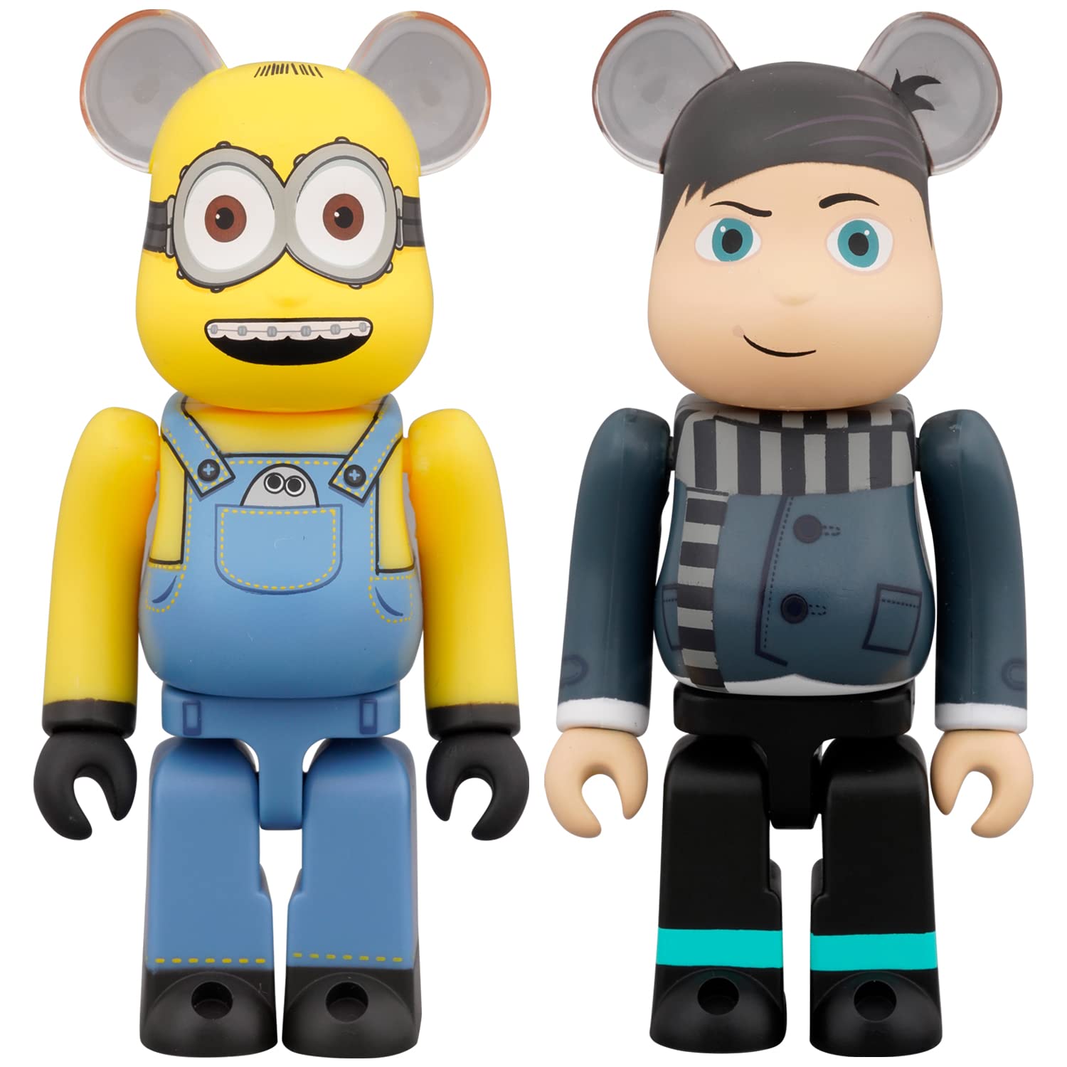 

OTTO YOUNG GRU approximately 70mm fully BE@RBRICK & 100% 2-PACK Figures, tall, non-scale, pre-painted, assembled.