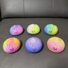 New Dumpling Pressure Dumpling Squishies Cute Colorful Bun Toy Slow Rising Stress Relief Fidget Toy For Adults Anti-Anxiety Gif