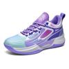 Large size autumn and winter new leather sneakers student youth basketball shoes rubber sole training running trendy shoes