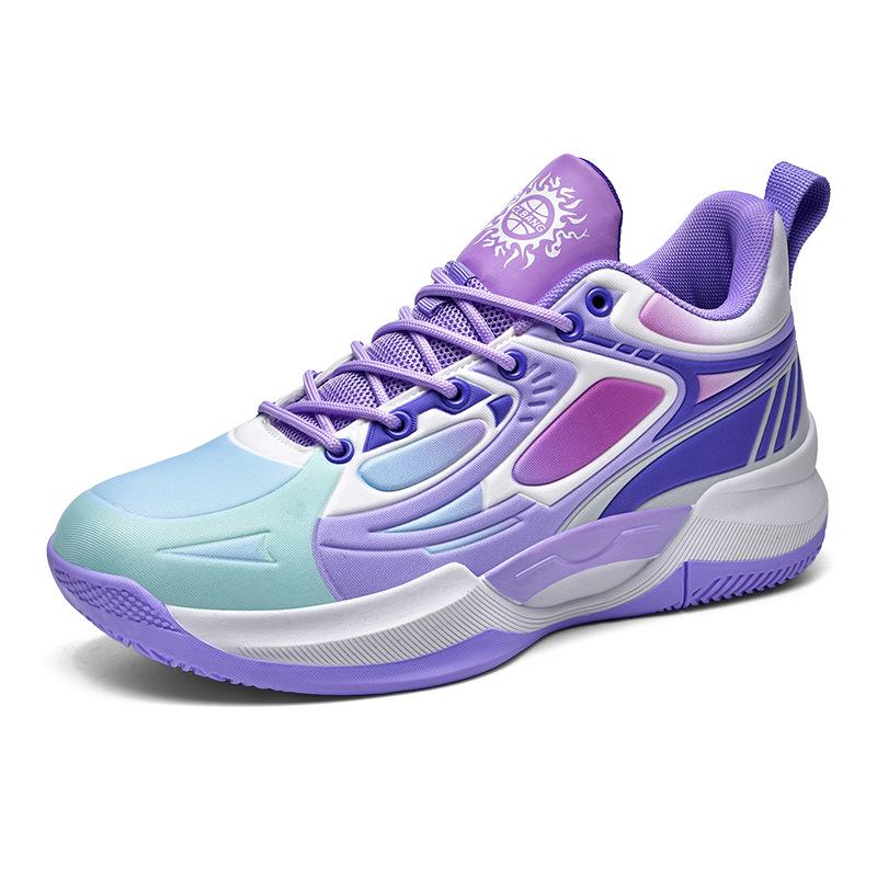 Large size autumn and winter new leather sneakers student youth basketball shoes rubber sole training running trendy shoes