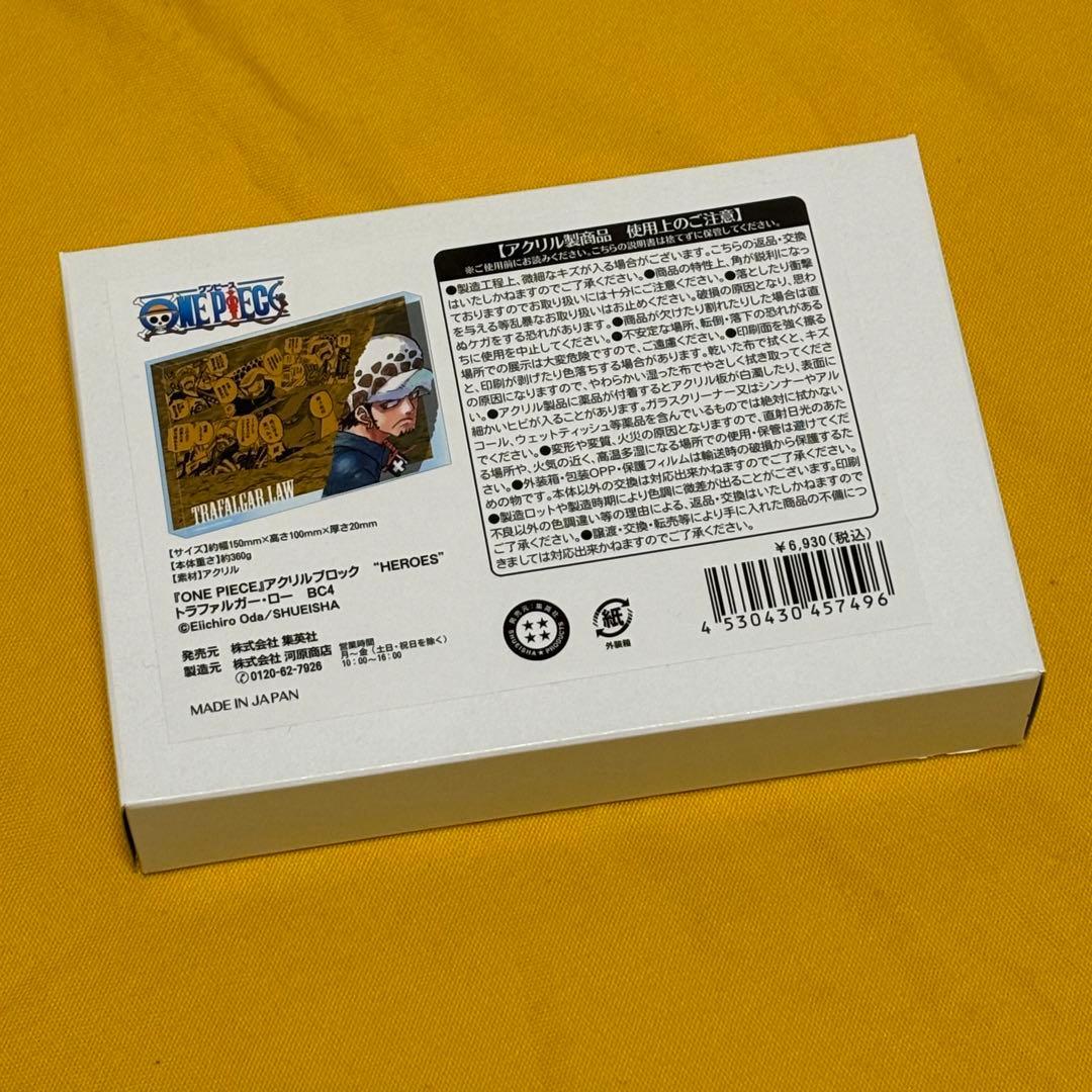 Used One Piece Acrylic Block Low