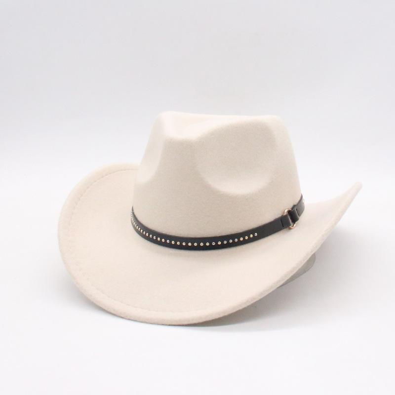 Hat Ladies Jazz Hat Seasonal British Retro Top Hat Woolen Gentleman Hat Trend