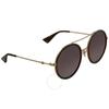 Gucci Green Gradient Round Ladies Sunglasses Gg0061s 003 56