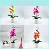 Artificial Orchid Plant Decor With 3d Printing For Home Office And Gift Use