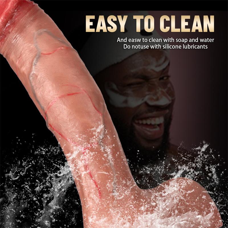 Women's Super Soft Flesh and High Lifelike Simulation Penis Penis Masturbation Device Adult Products