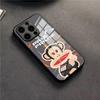 P-Paul F-Frank Big Mouth Monkey Phone Case For 17 Pro Max IPhone 16 Pro 14 12 11 13 Mini X XR XS 15 Plus SE Glass Cover