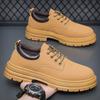 Men's retro Martin boots spring and summer new wear-resistant low-top short boots versatile platform casual shoes