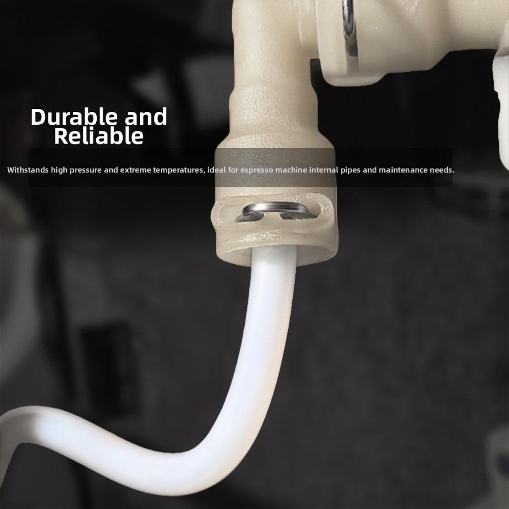 3 Pack PTFE Material Frother Hose 4mm OD PTFE Food Grade Hose  For Coffee Machine