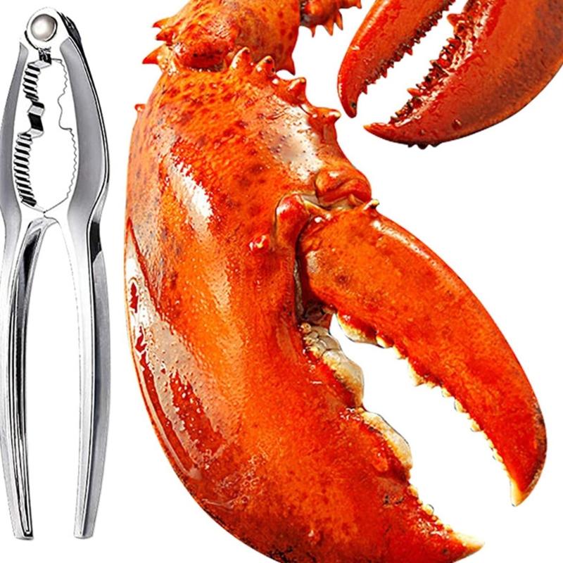 Alloy Seafood Crackers Tool Set with Storage Pouches for Crabs Lobsters Shellers Preparation Processing and Serving