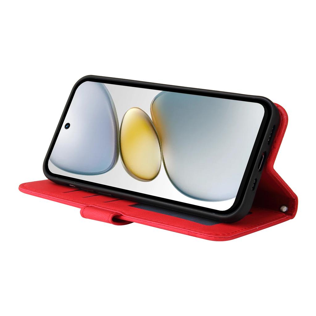 For TECNO Spark Go 2025/Spark Go 1/Pop 9 4G Leather Wallet Cases Skin Touch Phone Cover Stand with Strap