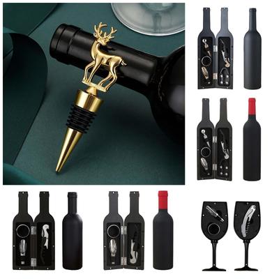 Creative Red Wine Set, Bottle Opener, Wine Stopper, High-end Wine Set, Red Wine Set