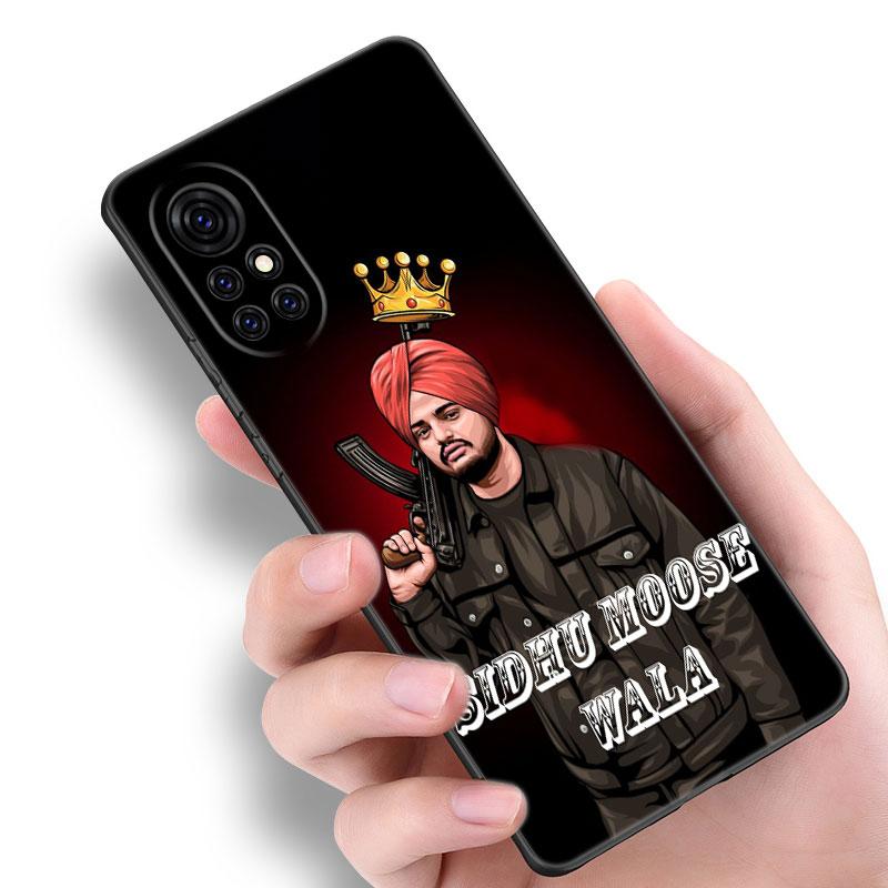 Sidhu Moose Wala Schwarze Handyhülle Für Honor 70 90 Lite X40 GT X50 i X5 Plus X6A X6S X7A X8A X8B X6 X7 X8 X9 4G X9A X9B 5G
