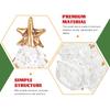 Mini Christmas Tree Crystal Desktop Decor Small Xmas Holiday Village Scene Table Decoration Christmas Supplies Five-