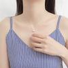 Beixi S925 Sterling Silver Sweet Pearl Shell Pendant Necklace