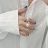 S925 Sterling Silver Heart Ring - Korean Style with Smooth Texture, Perfect for Fashion Bloggers & Heart-Shaped Jewelry Enthusiasts