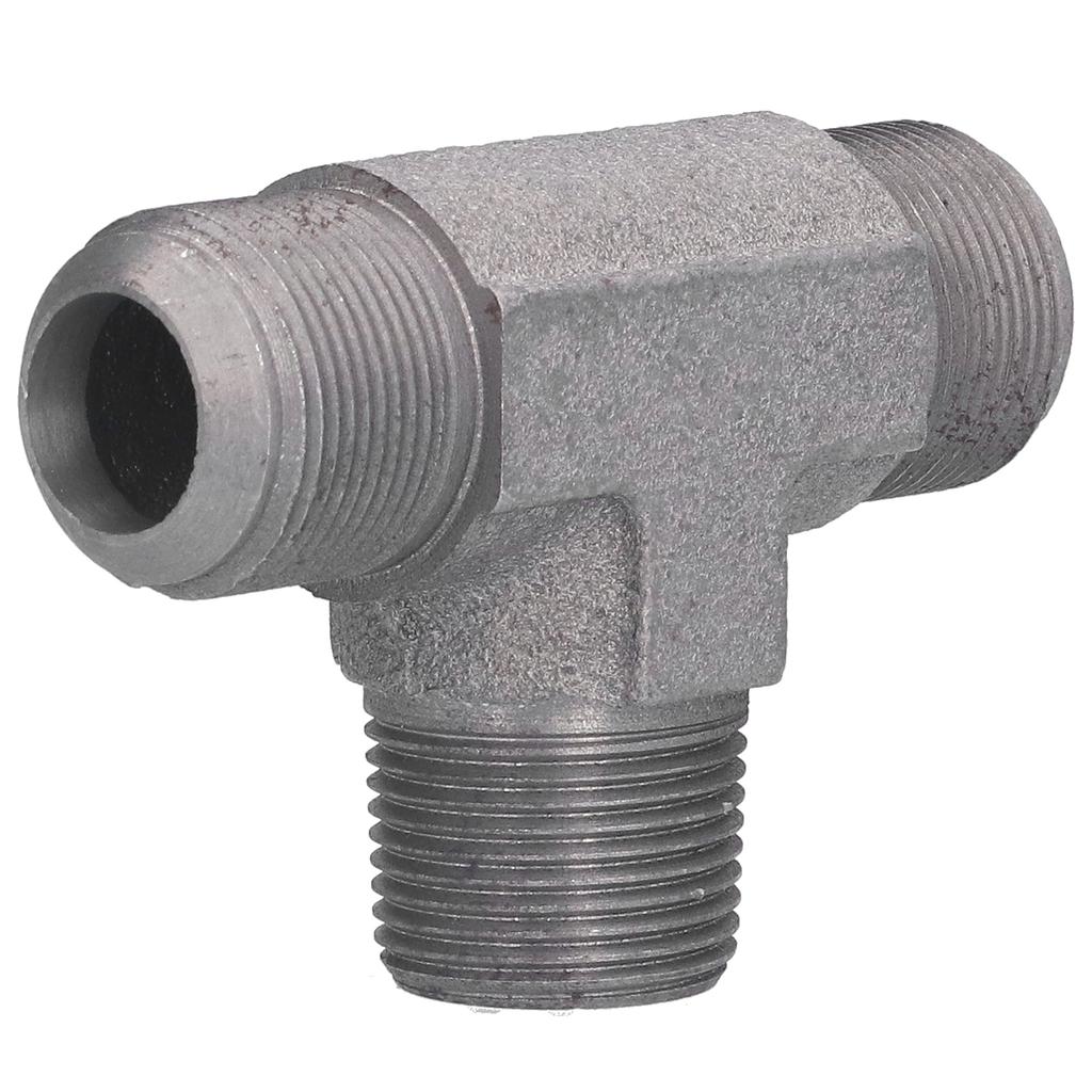 Teu drept Fier Durabil Lustruit cu Atenție Fiting Teu pentru Țeavă de Compresie pentru Pompă de Aer Aer